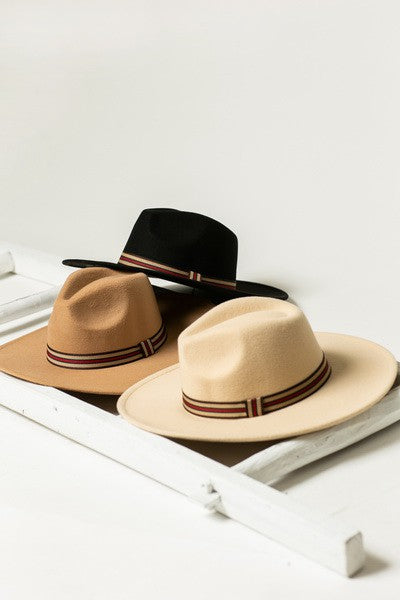 FEDORA HAT WITH DESIGNER INSPIRED TRIM - Image 4