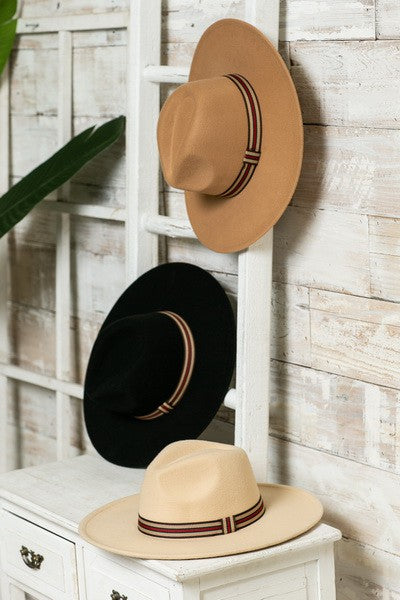 FEDORA HAT WITH DESIGNER INSPIRED TRIM - Image 6