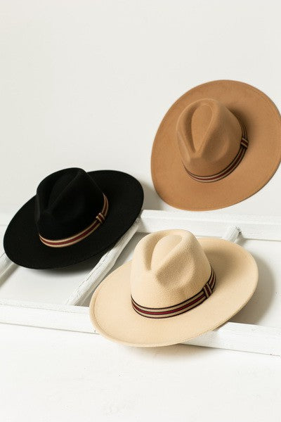 FEDORA HAT WITH DESIGNER INSPIRED TRIM - Image 5
