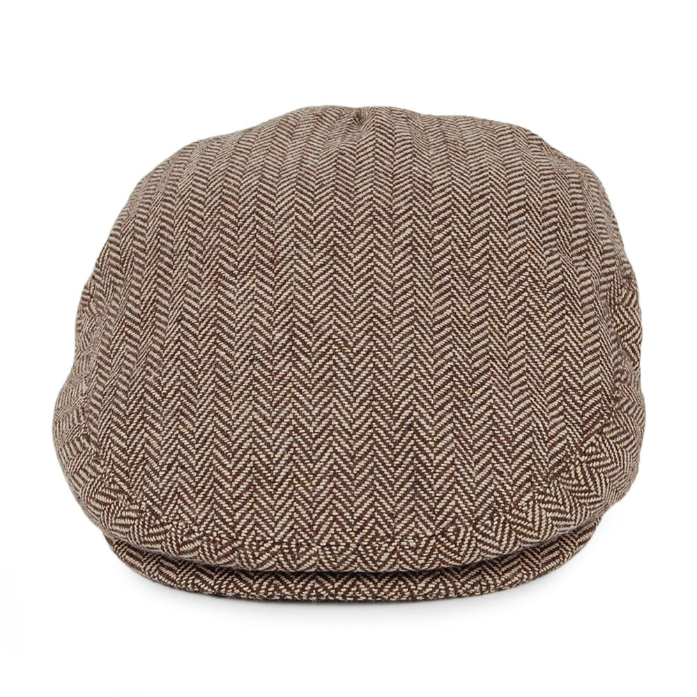 Black Crushable Wool Felt Wide Brim Fedora Hat - Image 2