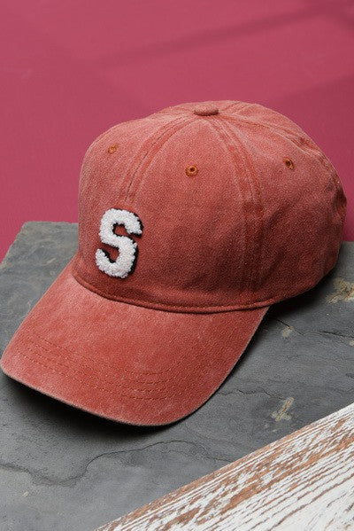WASHED SHERPA INITIAL BASEBALL CAP 40HW705 - Image 4
