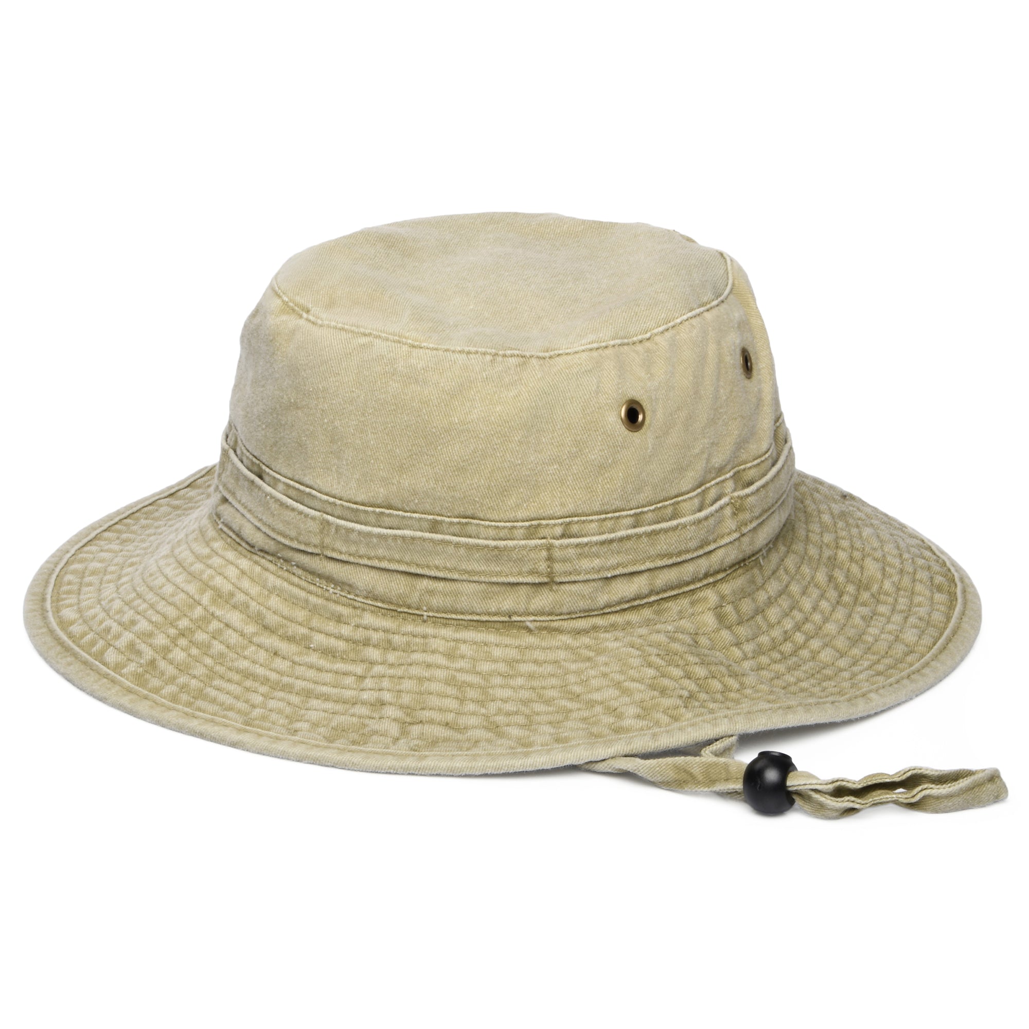 Khaki Packable Cotton Boonie Hat