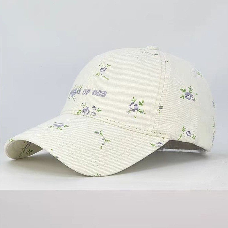 FLORAL CHILD OF GOD CASUAL BASEBALL CAP - Image 2