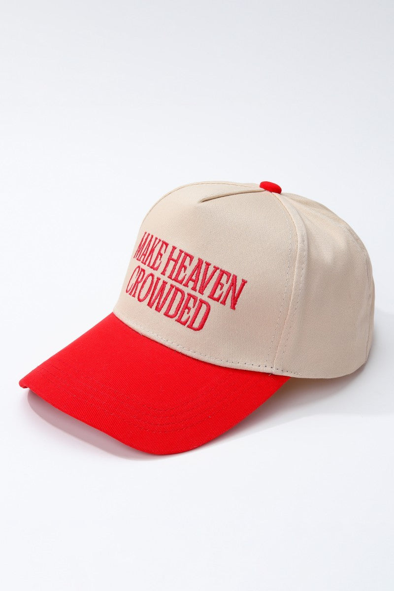 MAKE HEAVEN CROWDED BASEBALL CAP - Image 9