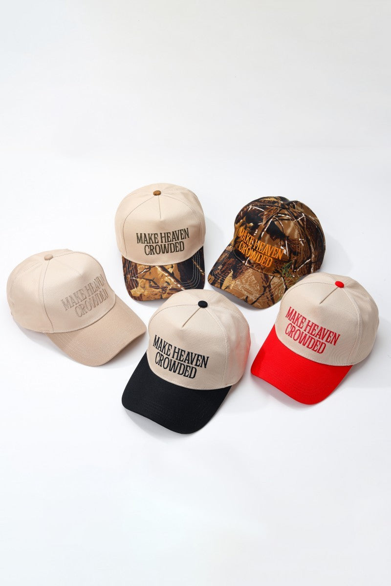 MAKE HEAVEN CROWDED BASEBALL CAP - Image 12