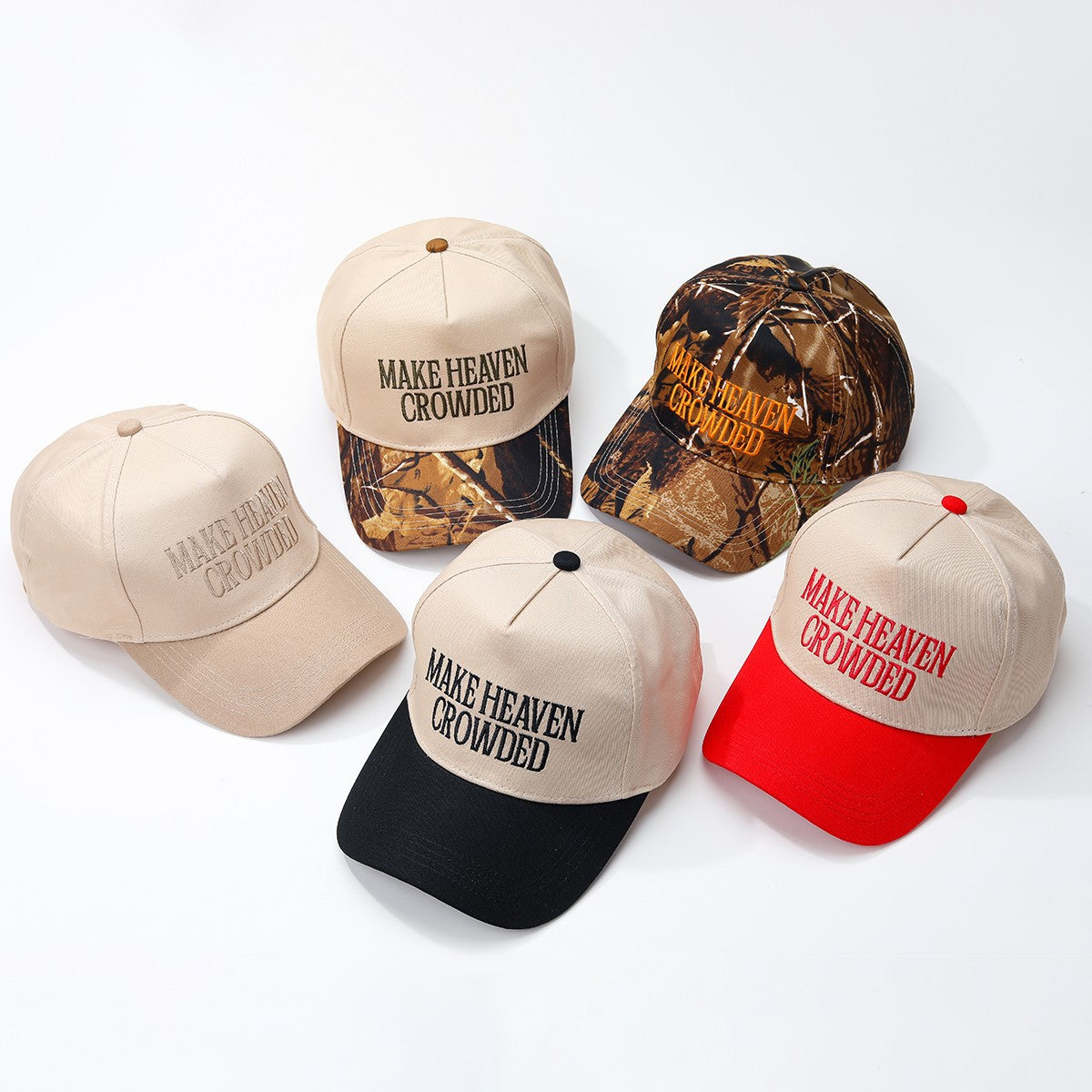 MAKE HEAVEN CROWDED BASEBALL CAP - Image 17