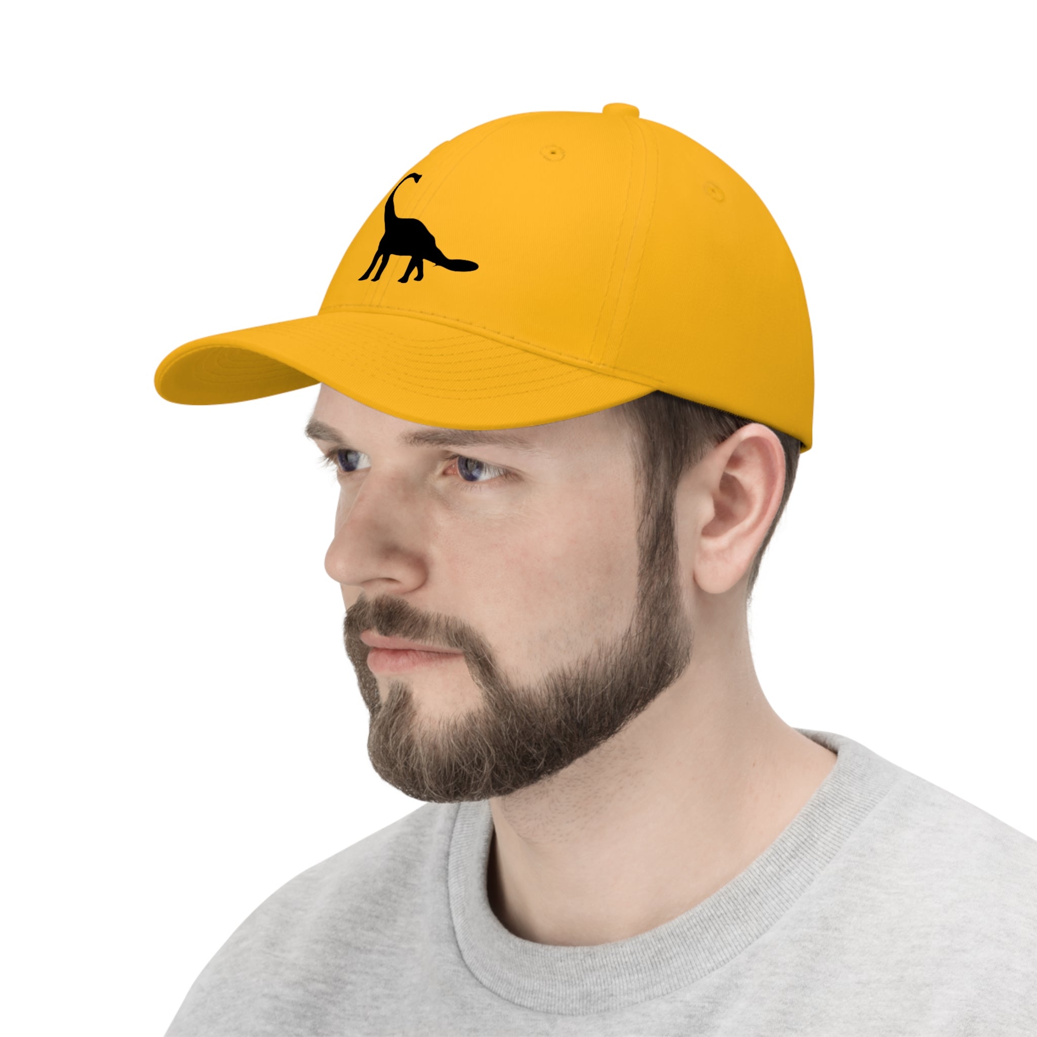 Brachiosaurus Unisex Twill Hat | Paleontologist Gift for Dinosaur Lovers