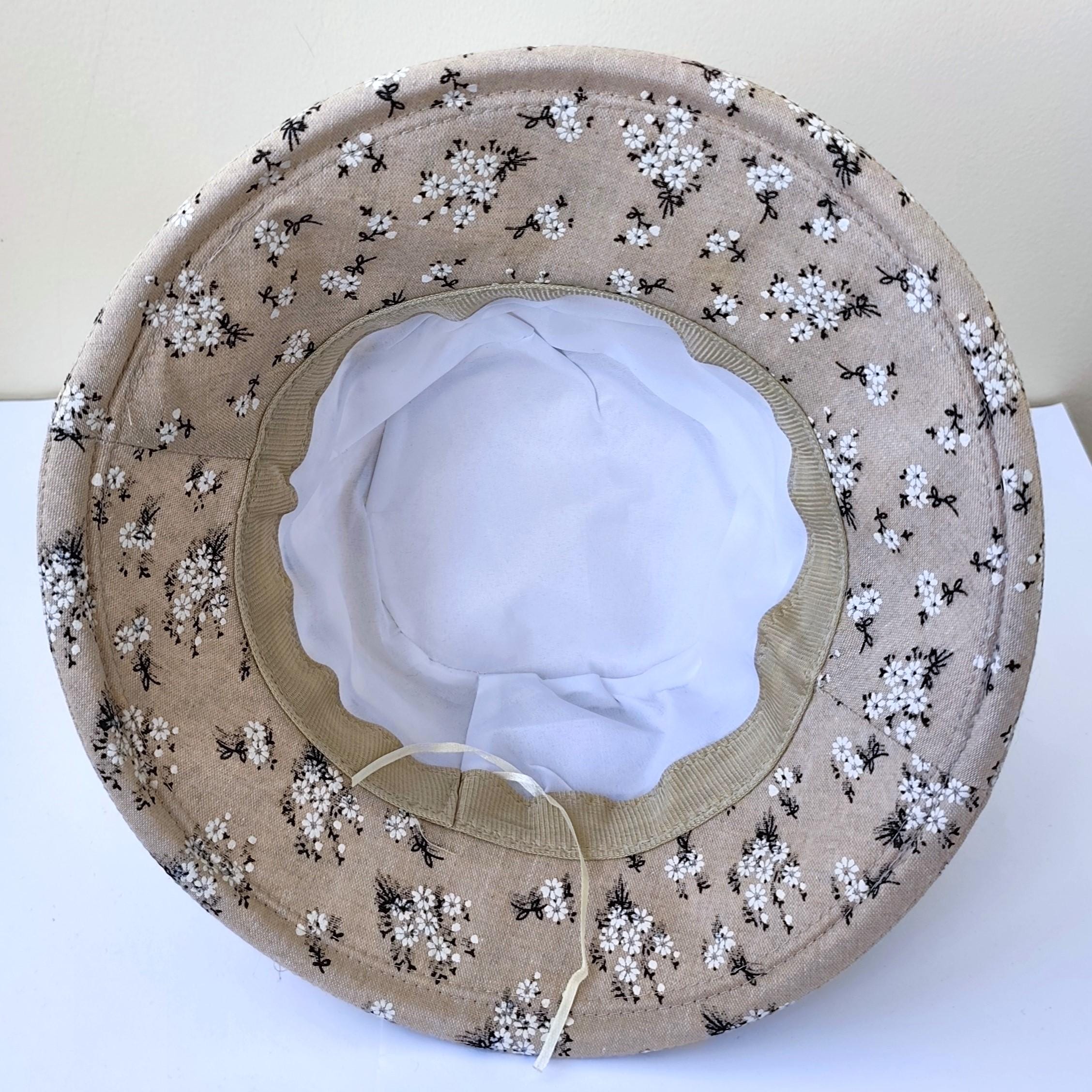 Womens Spring Summer Adjustable Bucket Cloche Flower Hat Foldable Breathable Gift for Her - Image 11