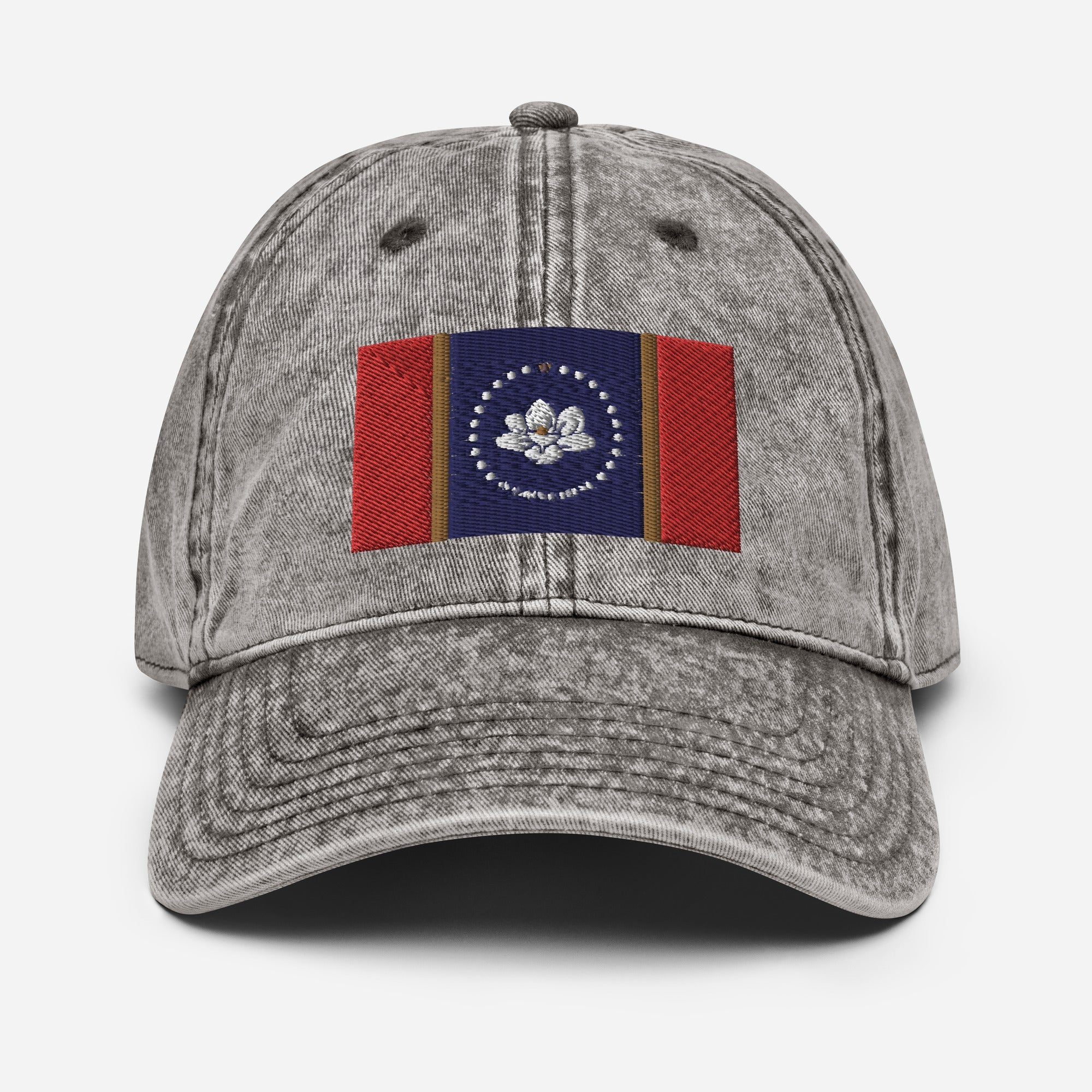 Mississippi Flag Vintage Cotton Twill Cap