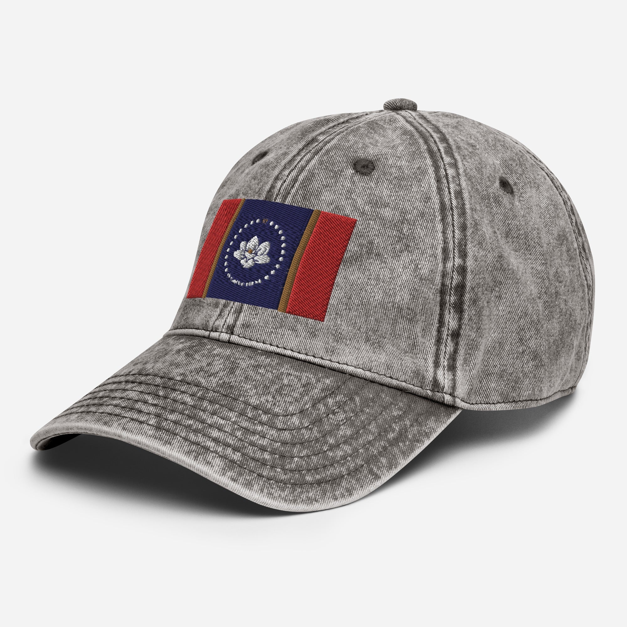 Mississippi Flag Vintage Cotton Twill Cap