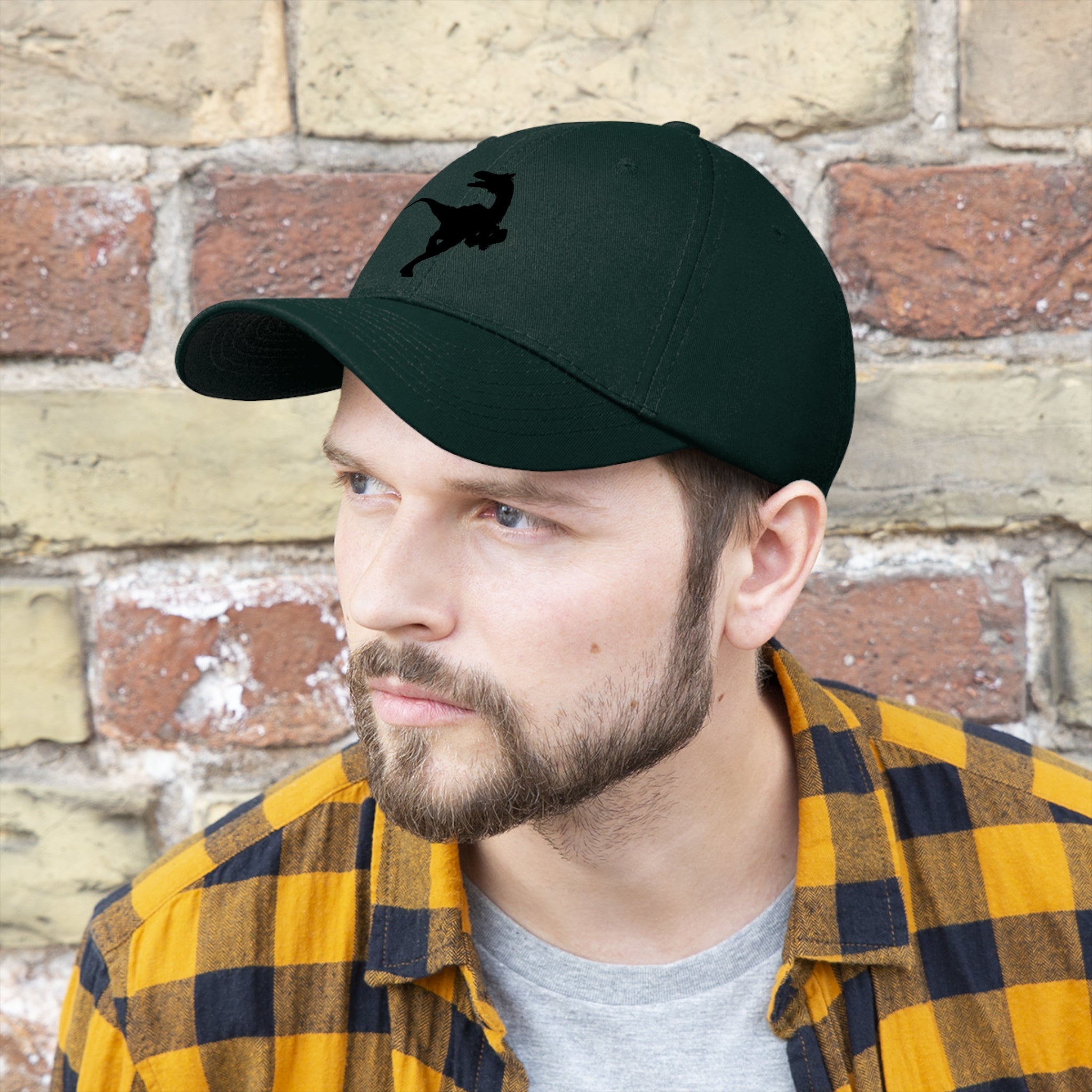 Velociraptor Twill Hat | Paleontologist Gift for Dinosaur Lovers