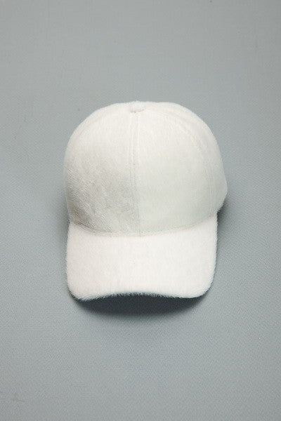 FAUX FUR COZY BASEBALL CAP - Image 9